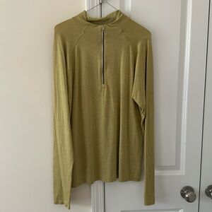 Green Lululemon 1/4 Zip pullover